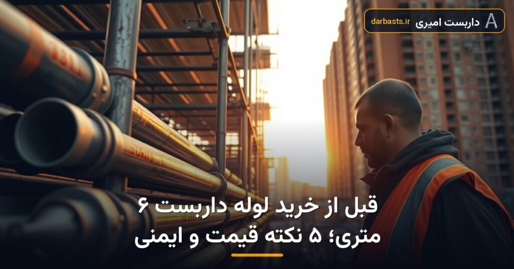 قبل از خرید لوله داربست ۶ متری؛ ۵ نکته قیمت و ایمنی