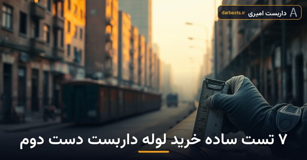 چک‌لیست ۷ تست ساده قبل از خرید لوله داربست ۶ متری دست دوم