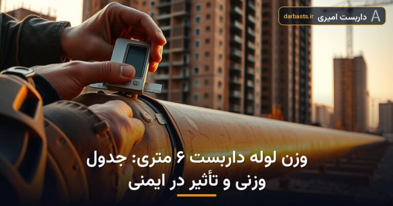 وزن لوله داربست ۶ متری: جدول وزنی و تأثیر در ایمنی — وزن لوله داربست ۶ متری | داربست امیری تهران و کرج